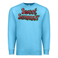 Ocean Blue sweet summer watermelon Premium Sweatshirt - BundleAndBundleShop
