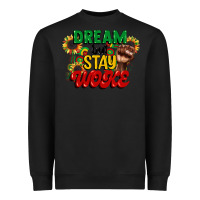 Black dream but stay woke juneteenth Heavyweight Sweatshirt - CowGirlArtShop