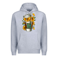 Heather Grey Mama Needs Coffee Cup Premium Hoodie - FaDigitalArtStudio