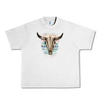 Lunar Rock Western Aztec Bull Skull Urban Heavy Tee - Bettercallsaul