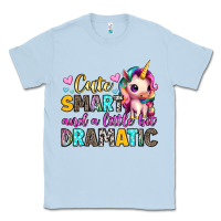 Dusty Blue cute smart and a little bit dramatic Classic Tee - Artiststas