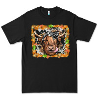 Black highland cow Premium Tee - JahusDesignShop