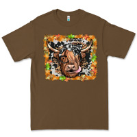 Cacao highland cow Premium Tee - JahusDesignShop