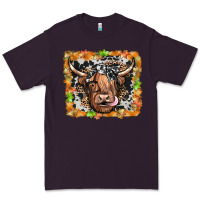 Plum highland cow Premium Tee - JahusDesignShop