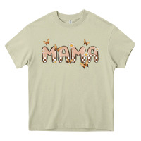 Mossy retro mama Heavy Core Tee - MaliasSmallBusiness