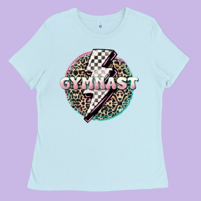Gymnast Ladies Tee Designed By Maliassmallbusiness