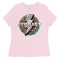 Bubblegum Pink gymnast Ladies Tee - MaliasSmallBusiness