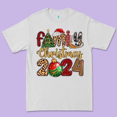 Family Christmas 2024 Premium Tee Designed By Maliassmallbusiness