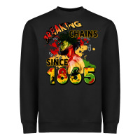 Black breaking chains since 1865 Heavyweight Sweatshirt - CowGirlArtShop
