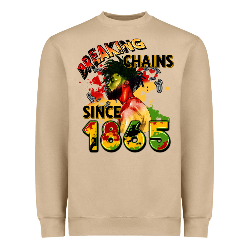 Breaking Chains Since 1865 Heavyweight Sweatshirt by CowGirlArtShop | Teevron