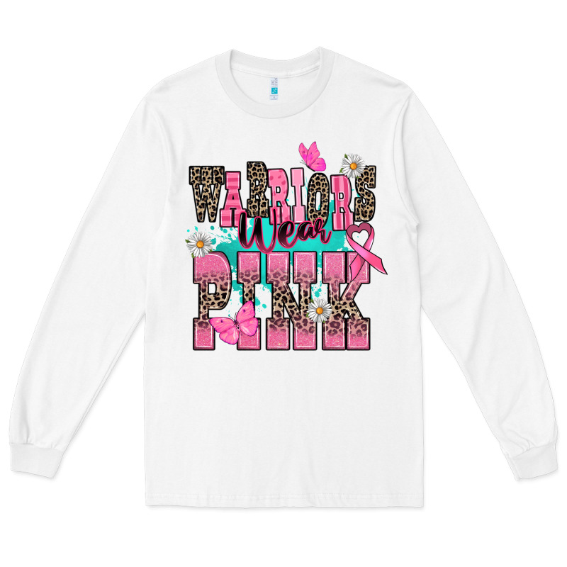 Warriors Wear Pink Long Sleeve Tee by NancyCooperArtShop | Teevron
