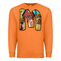 Carrot farm life alphabet lowercase letters m Premium Sweatshirt - BundleAndBundleShop