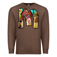 Chestnut farm life alphabet lowercase letters m Premium Sweatshirt - BundleAndBundleShop