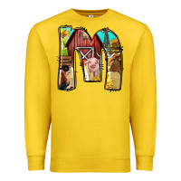Lemon farm life alphabet lowercase letters m Premium Sweatshirt - BundleAndBundleShop