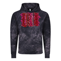 Cloud Black pink leopard background Vintage Hoodie - RanaPortraitStore
