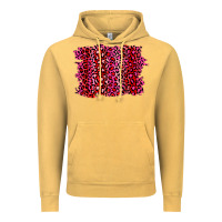 Pink Leopard Background Vintage Hoodie | Teevron