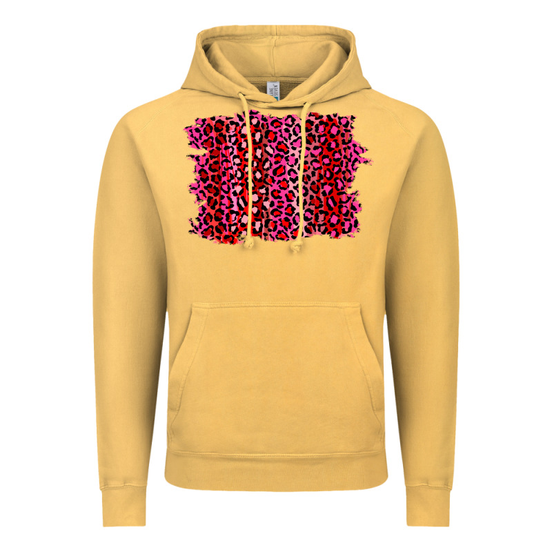 Pink Leopard Background Vintage Hoodie by RanaPortraitStore | Teevron
