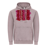 Vintage Zinc pink leopard background Vintage Hoodie - RanaPortraitStore