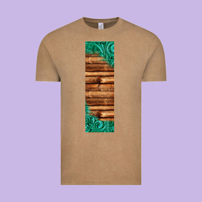 Western Tooled Leather Sunflower Turquoise Gemstone Pen Wrap 1 Vintage Tee Designed By Jasminsmagicworld