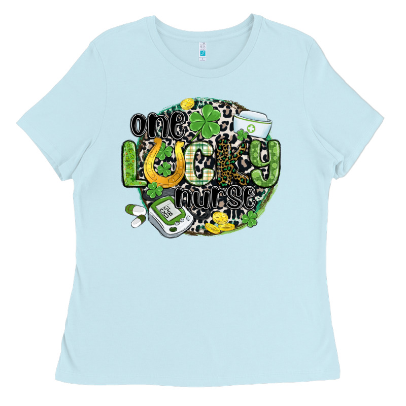 One Lucky Nurse Ladies Tee by MaliasSmallBusiness | Teevron