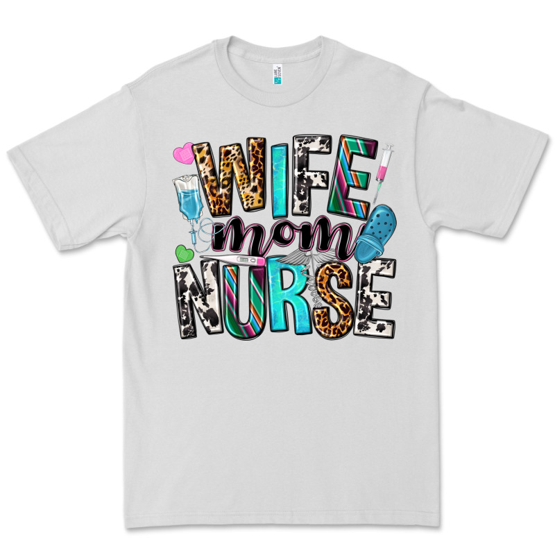 Wife Mom Nurse Premium Tee by NancyCooperArtShop | Teevron