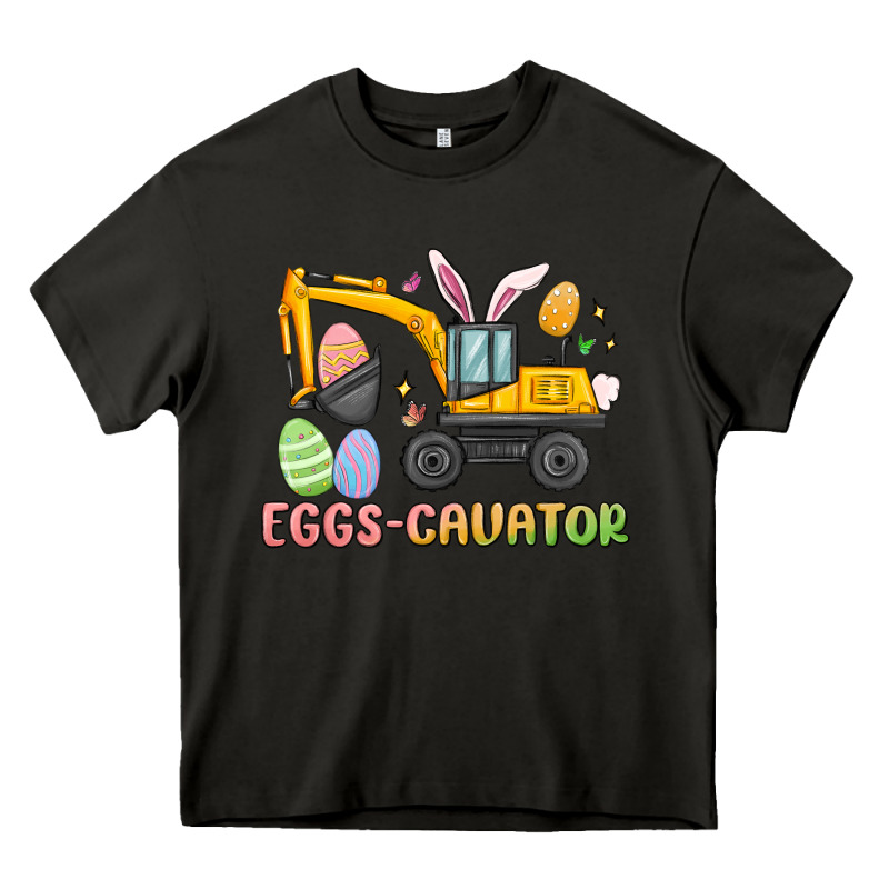 Eggs Cavator Easter Heavy Core Tee by MaliasSmallBusiness | Teevron