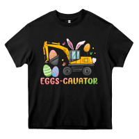 Black eggs cavator easter Heavy Core Tee - MaliasSmallBusiness
