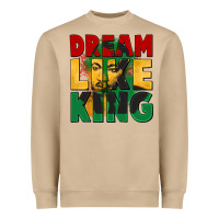 Mushroom dream like king martin luther Heavyweight Sweatshirt - CowGirlArtShop