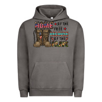 Pigment Tornado home of the free beacause of the brave Urban Hoodie - CowhideDigitalArt