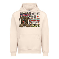 Sandshell home of the free beacause of the brave Urban Hoodie - CowhideDigitalArt