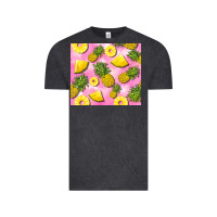 Vintage Black pink pineapple Vintage Tee - BarkalooDesign
