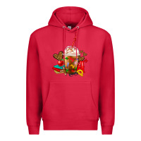 Cardinal teacher frappe coffee Premium Hoodie - FaDigitalArtStudio