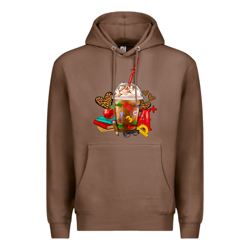 Teacher Frappe Coffee Premium Hoodie by FaDigitalArtStudio | Teevron