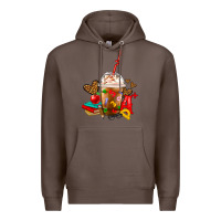 Coffee teacher frappe coffee Premium Hoodie - FaDigitalArtStudio