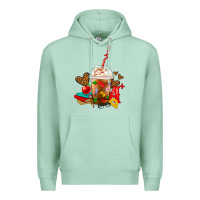Seafoam teacher frappe coffee Premium Hoodie - FaDigitalArtStudio