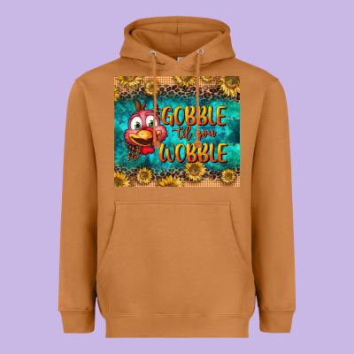 Gooble Til You Wobble Tumbler Heavyweight Hoodie Designed By Bundleandbundleshop