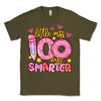 Army Green little miss 100 days smarter Classic Tee - Artiststas