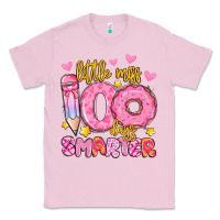 Bubblegum Pink little miss 100 days smarter Classic Tee - Artiststas