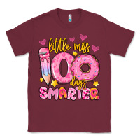 Burgundy little miss 100 days smarter Classic Tee - Artiststas