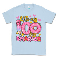 Dusty Blue little miss 100 days smarter Classic Tee - Artiststas