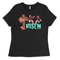 He Is Risen Ladies Tee | Teevron