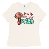 Bone he is risen Ladies Tee - MaliasSmallBusiness