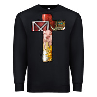 Black farm life alphabet lowercase letters t Premium Sweatshirt - BundleAndBundleShop