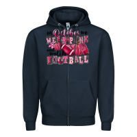 Navy in october we wear pink and watch football Zipper Hoodie - FaDigitalArtStudio