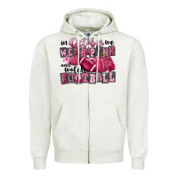 Oatmeal Heather in october we wear pink and watch football Zipper Hoodie - FaDigitalArtStudio