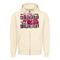 Sandshell in october we wear pink and watch football Zipper Hoodie - FaDigitalArtStudio