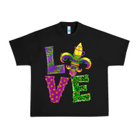 Black mardi gras love Urban Heavy Tee - RanaPortraitStore