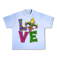 Grape Ice mardi gras love Urban Heavy Tee - RanaPortraitStore