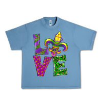 Pebble Blue mardi gras love Urban Heavy Tee - RanaPortraitStore