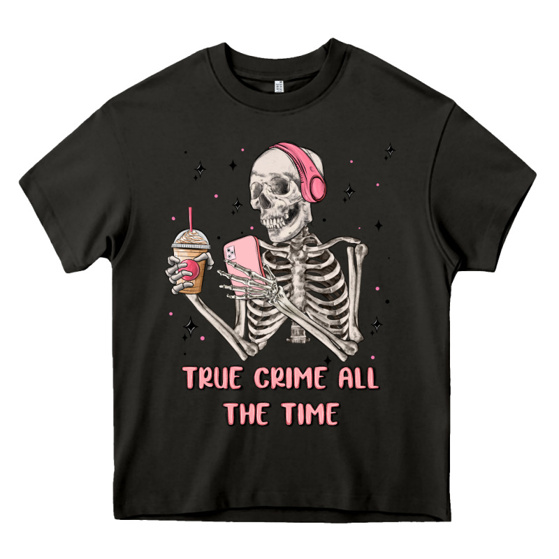 True Crime All The Time Heavy Core Tee by MaliasSmallBusiness | Teevron